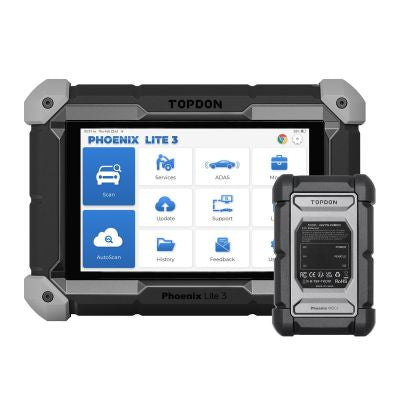 Topdon Phoenix Lite 3 - 8" OE-Level Scan Tool, Serv Funcs, Bi-Directional Controls