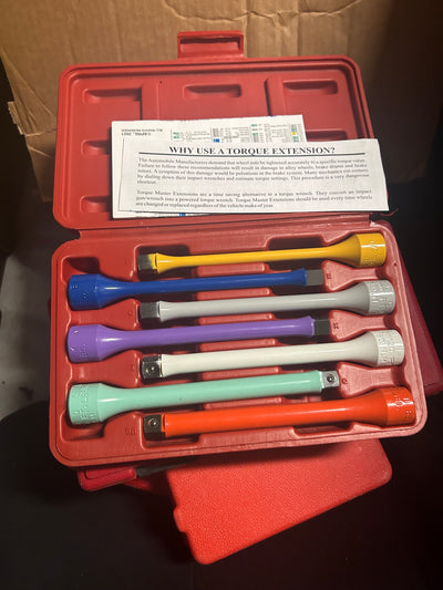 Seven piece torque sticks