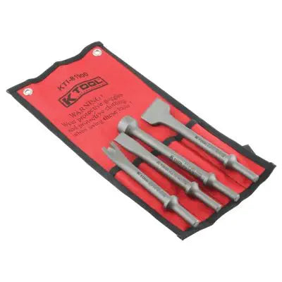 K Tool International 4-Piece Pneumatic Bit Set in. a Pouch