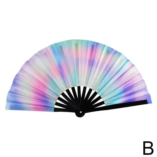 UV Fluorescent Folding Fan