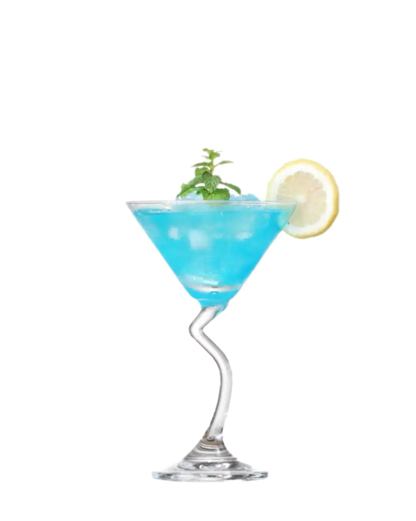 Bent Cocktail Glass