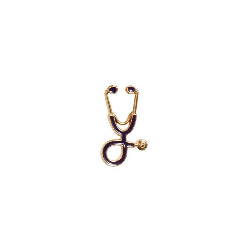 Colorful Brooches Doctor Nurse Stethoscope